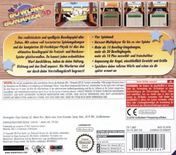Bowling Bonanza 3D (Europe)(En,Fr,Ge,it,Es) box cover back